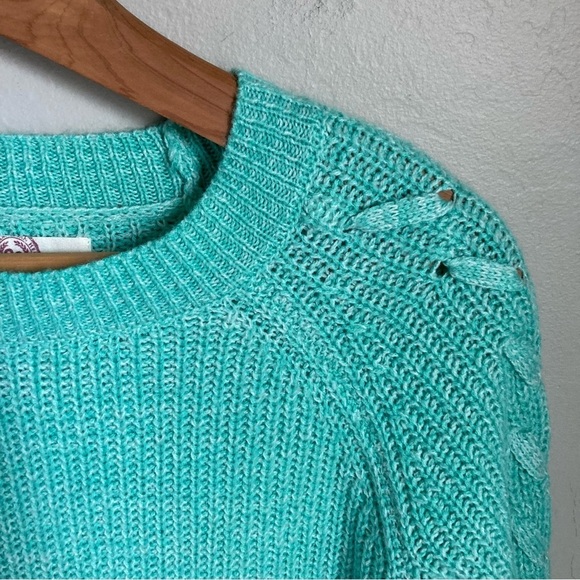 SO Turquoise Sweater Size Small - Picture 4 of 6